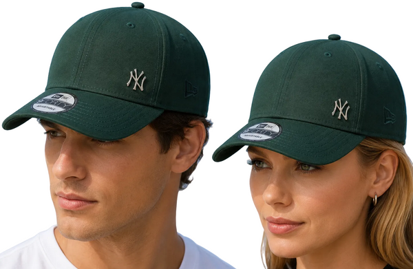 New York Yankees Flawless Dark Green Cap New Era 9Forty Baseball Cap - pumpheadgear, baseball caps