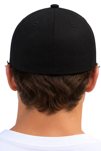 Los Angeles Dodgers New Era 39Thirty League Essential Black Stretch Baseball Cap
