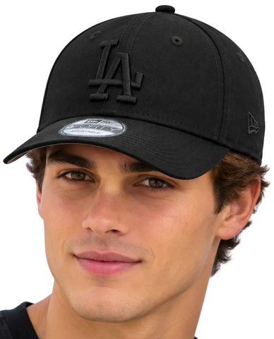 Los Angeles Dodgers Black Baseball Cap New Era 9Forty League Basic Cap - pumpheadgear, baseball caps