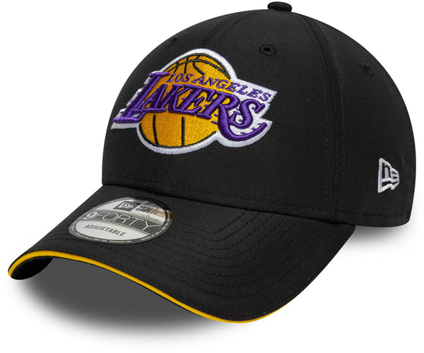 Black Los Angeles Lakers new era cap with team logo 