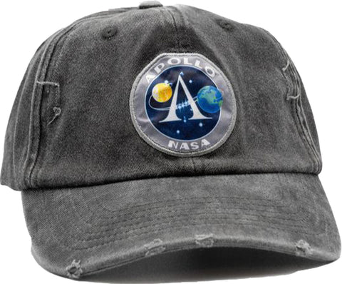 NASA Apollo Vintage Charcoal Baseball Cap