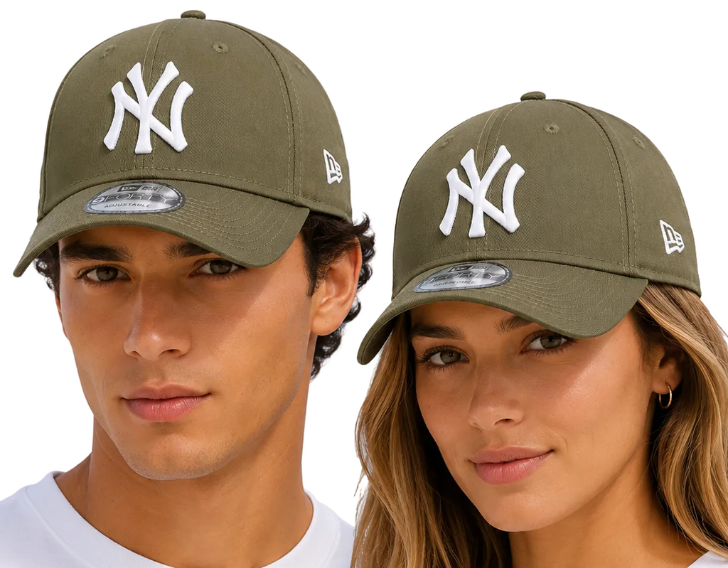 Gorra de béisbol verde oliva 940 League Essential de los NY Yankees de New Era
