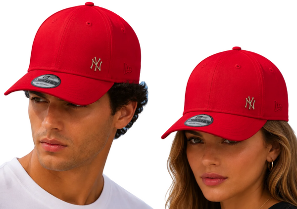 Gorra de béisbol escarlata con logo 940 Flawless NY de New Era