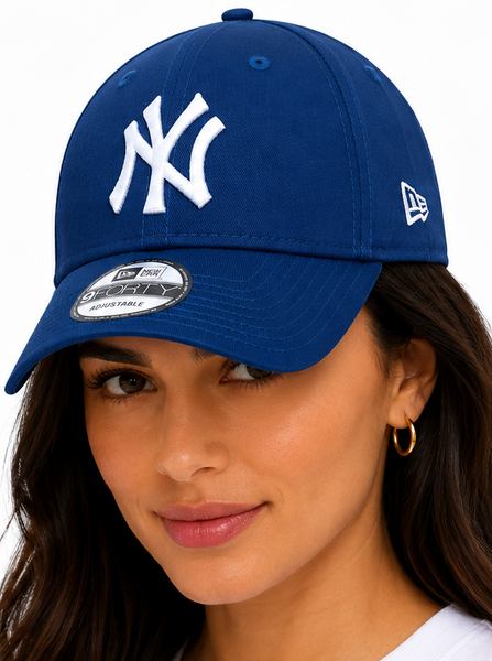 ニューヨーク ヤンキース New Era 940 リーグ ベーシック ロイヤル ブルー ベースボール キャップ