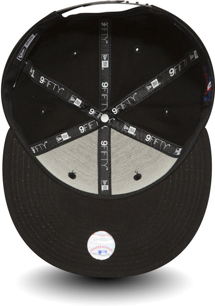 New York Yankees New Era 9Fifty MLB Team All Black Snapback Baseball Cap