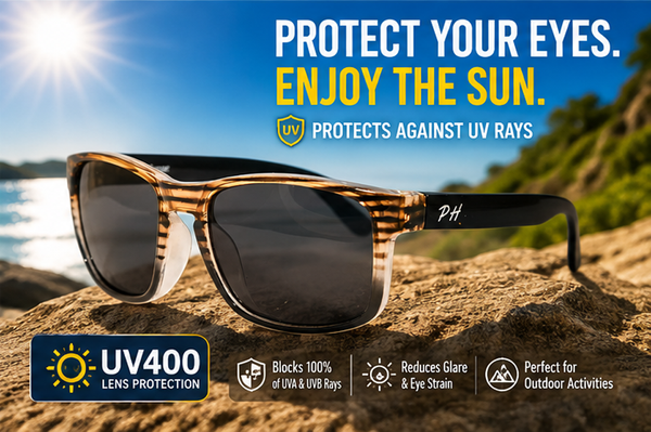 PH Ranger Polarised UV400 Sunglasses Brown/Black