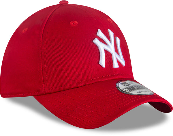 New York Yankees New Era 9Forty League Basic Scarlet Baseball Cap - lovemycap