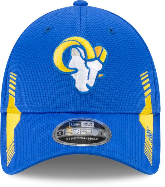 Los Angeles Rams New Era 940 NFL 21 Sideline On Field Stretch Snap Cap - lovemycap