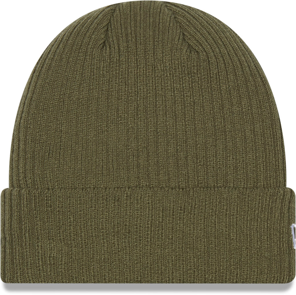 New Era Colour Cuff Olive Green Beanie - lovemycap