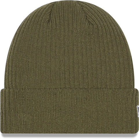 New Era Colour Cuff Olive Green Beanie - lovemycap