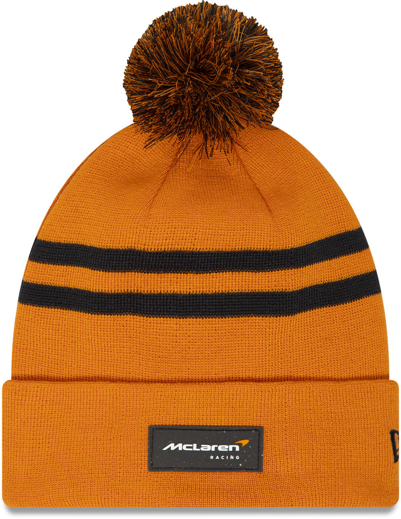 McLaren Racing New Era Papaya Pom Beanie - lovemycap