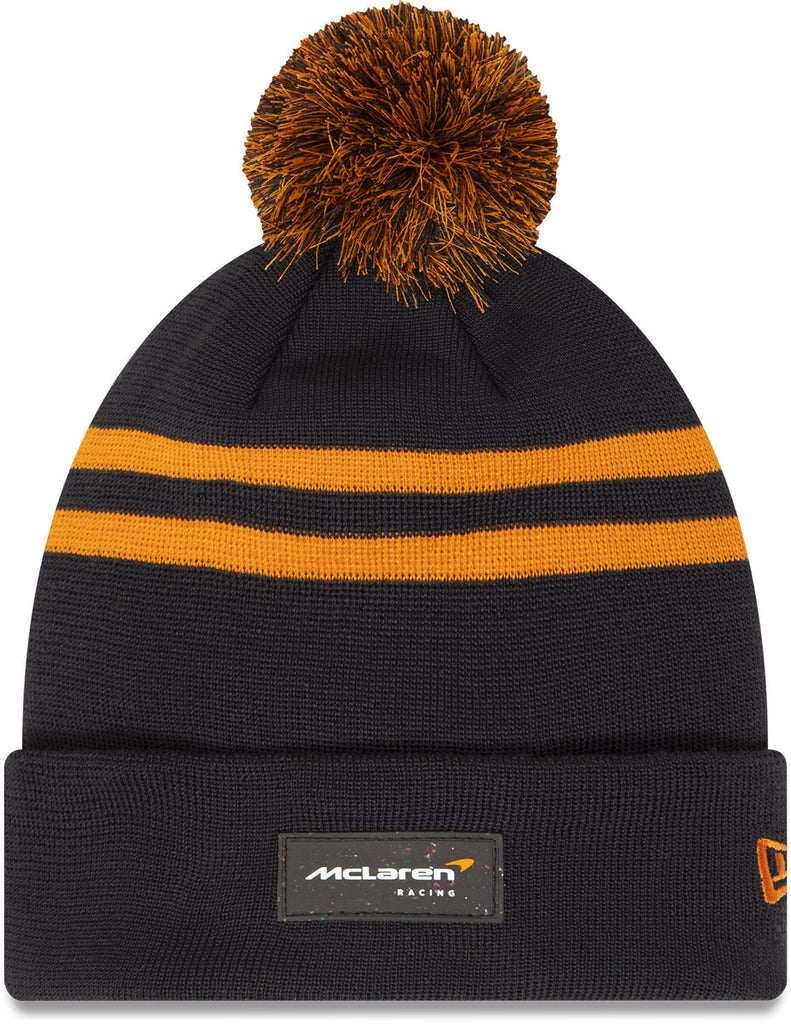 McLaren Racing New Era Anthracite Pom Beanie - lovemycap