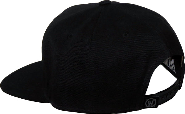 World Of Warcraft Alliance Black Snapback Cap - pumpheadgear, baseball caps