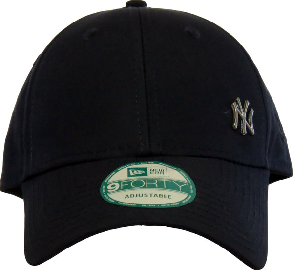 New York Yankees New Era 9Forty Flawless Navy Baseball Cap - pumpheadgear, baseball caps