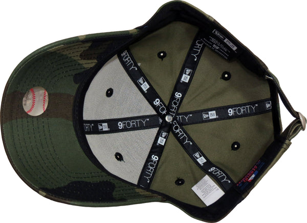 NY Yankees New Era 940 League Essential Kids Baseball Cap - Camo - pumpheadgear, baseball caps