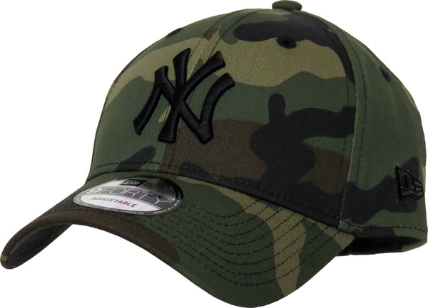 New York Yankees New Era 9Forty League Basic Camo Baseball Cap  - pumpheadgear, baseball caps